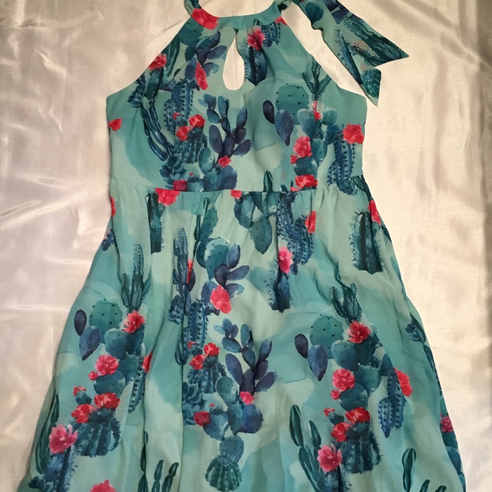Modcloth cactus dress w/pockets